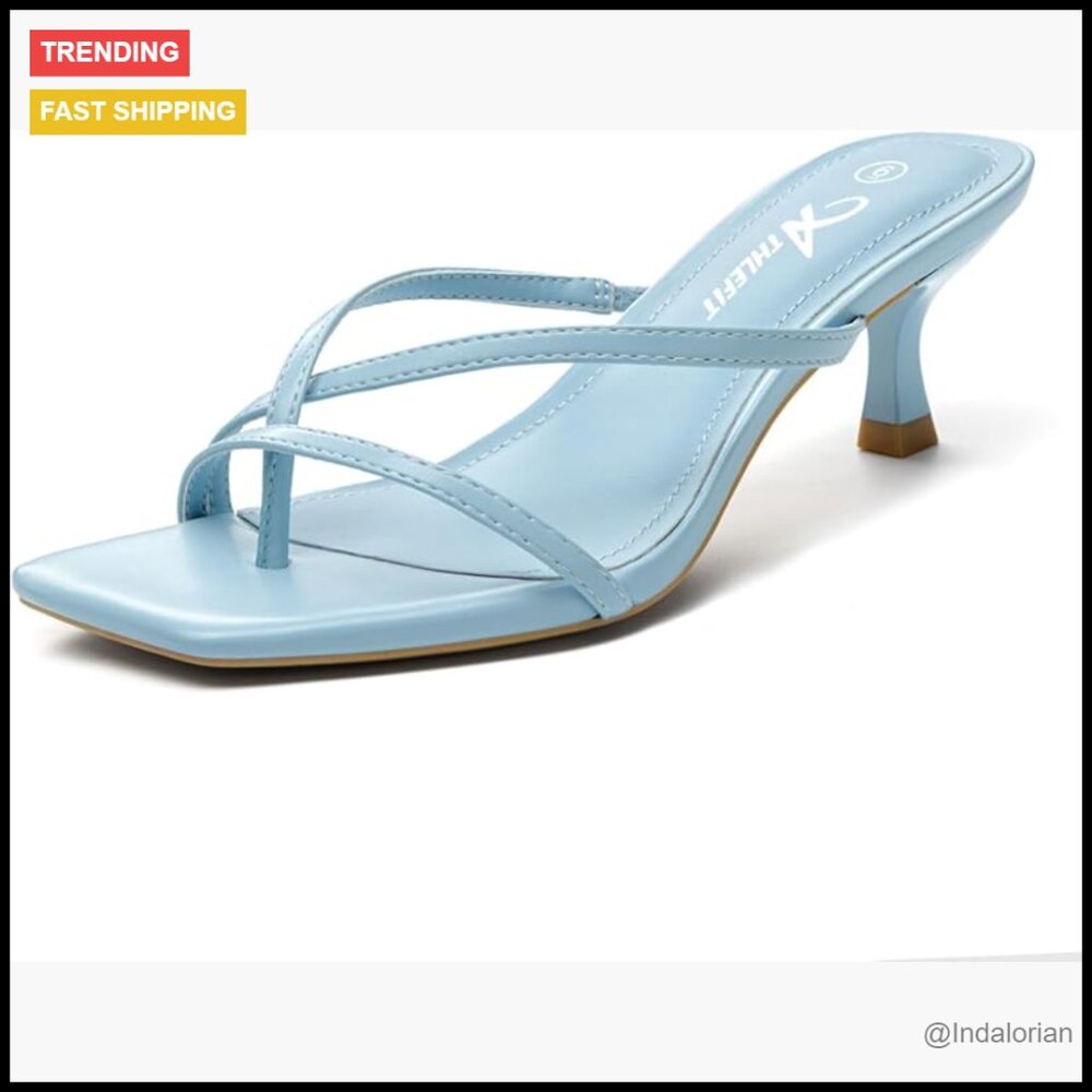 Strappy Kitten Heels Sandals Polyurethane Leather Square Open Toe